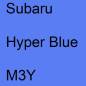 Preview: Subaru, Hyper Blue, M3Y.